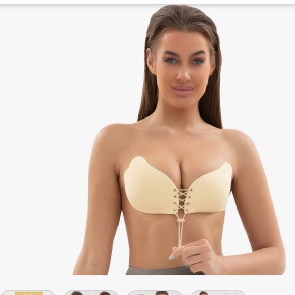 Sticky Bra Strapless Bras for Women Adhesive Bras NEW IN BOX FITS CUPS A-C - Picture 1 of 6